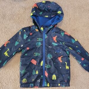Kids Space Rain Jacket with Hood